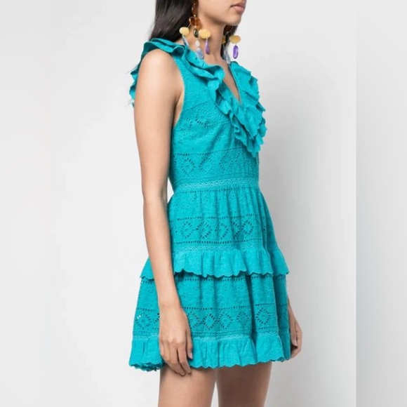 ALICE + OLIVIA Cantara Lace Overlay Dress - Picture 13 of 13